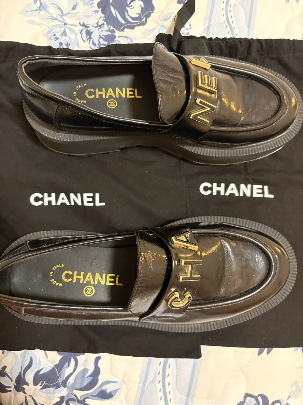CHANEL sleek black